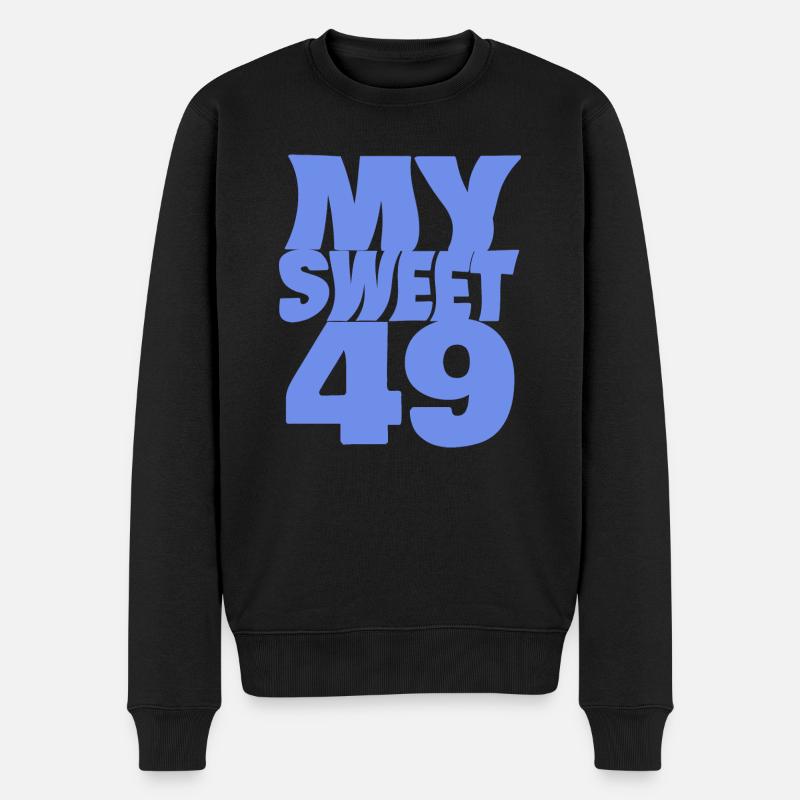 Süß 49 - Männer Premium Bio Pullover - Schwarz