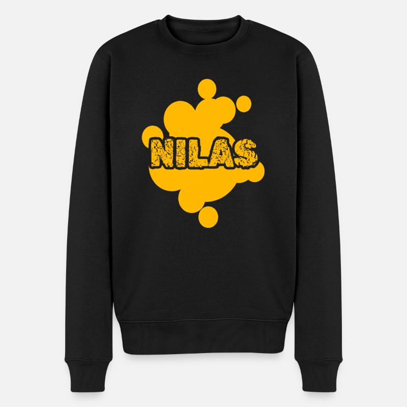 Nilas - Pull Premium bio Homme - noir