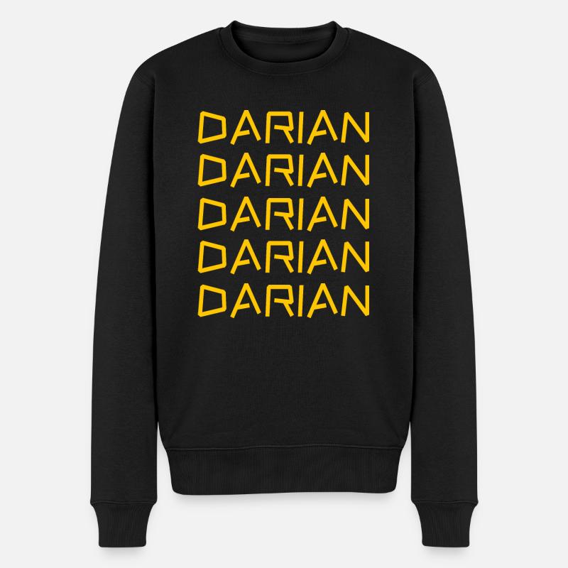 Geschenk für Darian - Männer Premium Bio Pullover - Schwarz