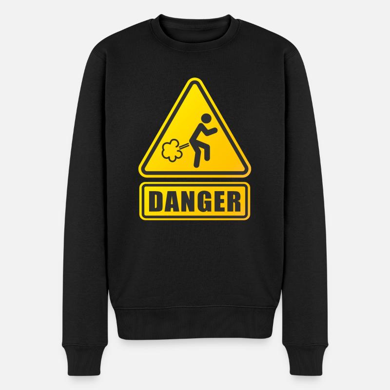 Danger de pet - Pull Premium bio Homme - noir