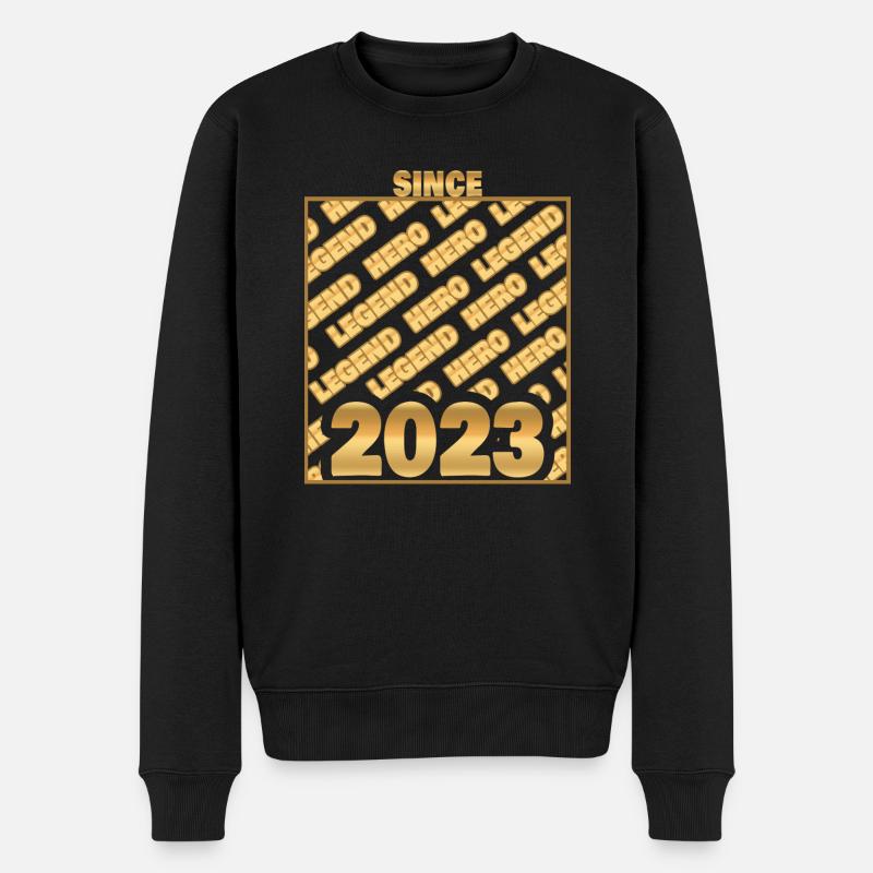Héros 2023 - Pull Premium bio Homme - noir
