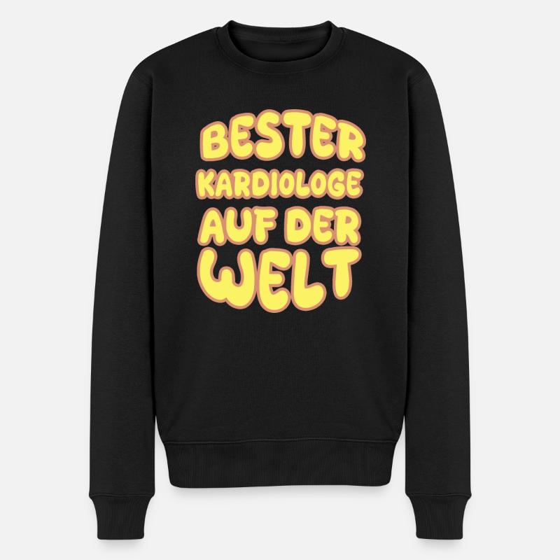 Kardiologe als Berufung - Männer Premium Bio Pullover - Schwarz