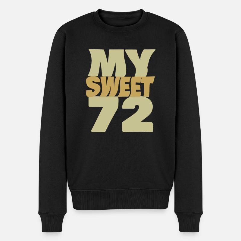 Anniversaire 72 - Pull Premium bio Homme - noir