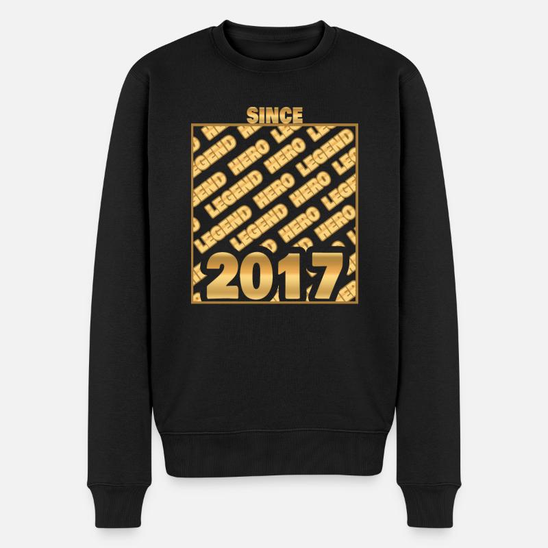 Héros 2017 - Pull Premium bio Homme - noir