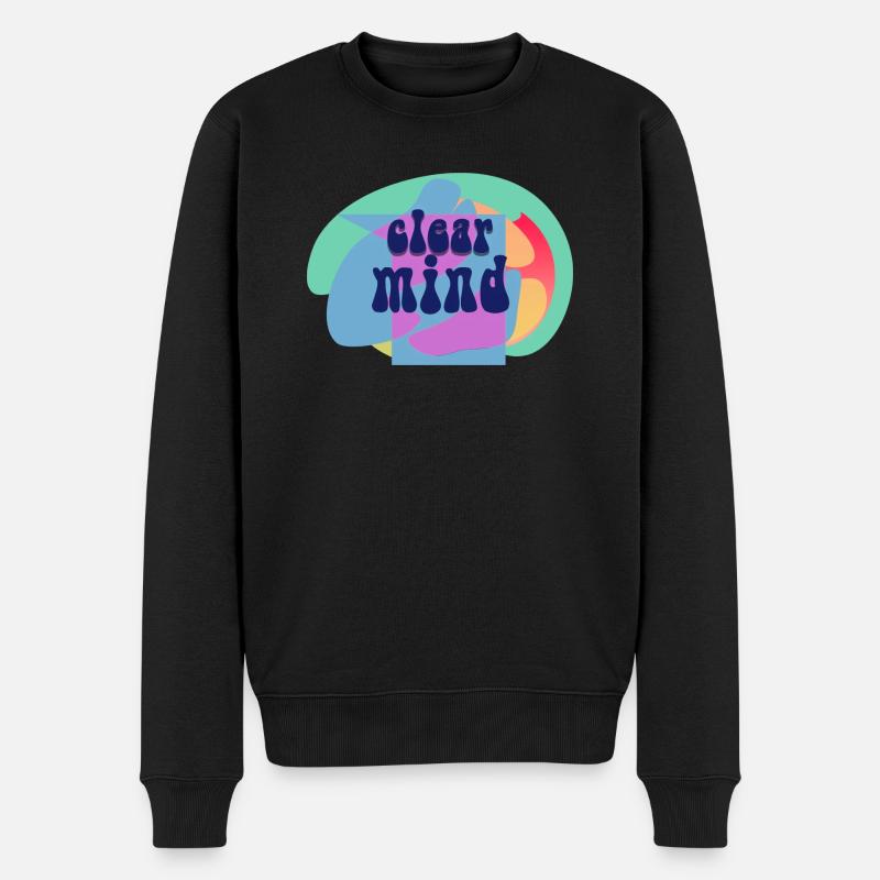 clair - Pull Premium bio Homme - noir