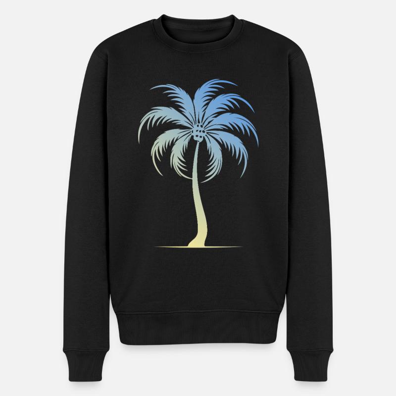 Vacances Palm Tree - Pull Premium bio Homme - noir
