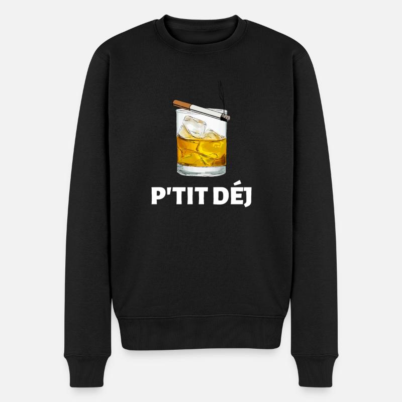ptit dej - Pull Premium bio Homme - noir