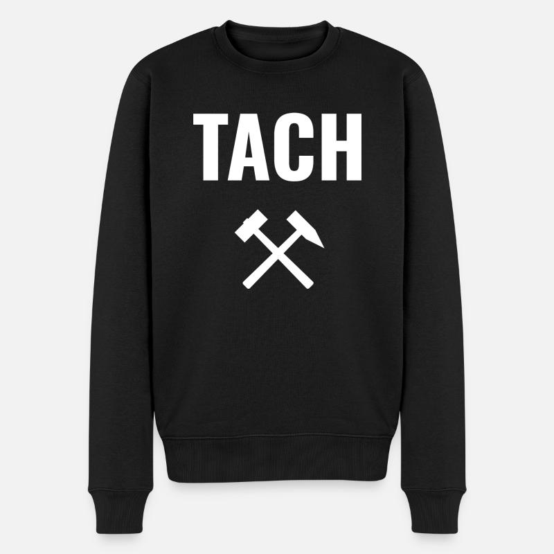 Tach - Männer Premium Bio Pullover - Schwarz