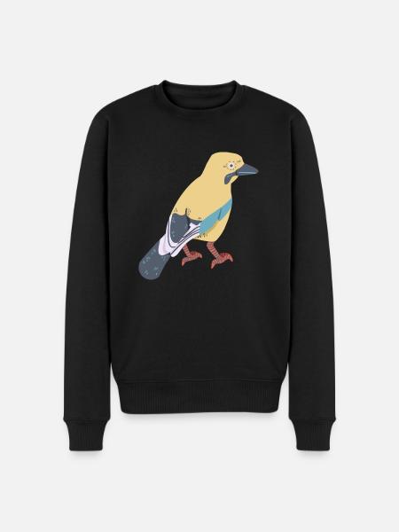 Jay - Men's Premium Organic Jumper - black