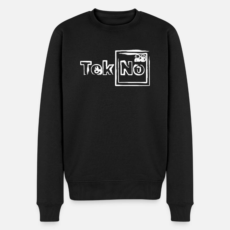 tekno 23 - Männer Premium Bio Pullover - Schwarz