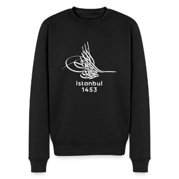 Osmanli Tugra 1453 - Pull Premium bio Homme - noir - Devant - Nico (187cm)