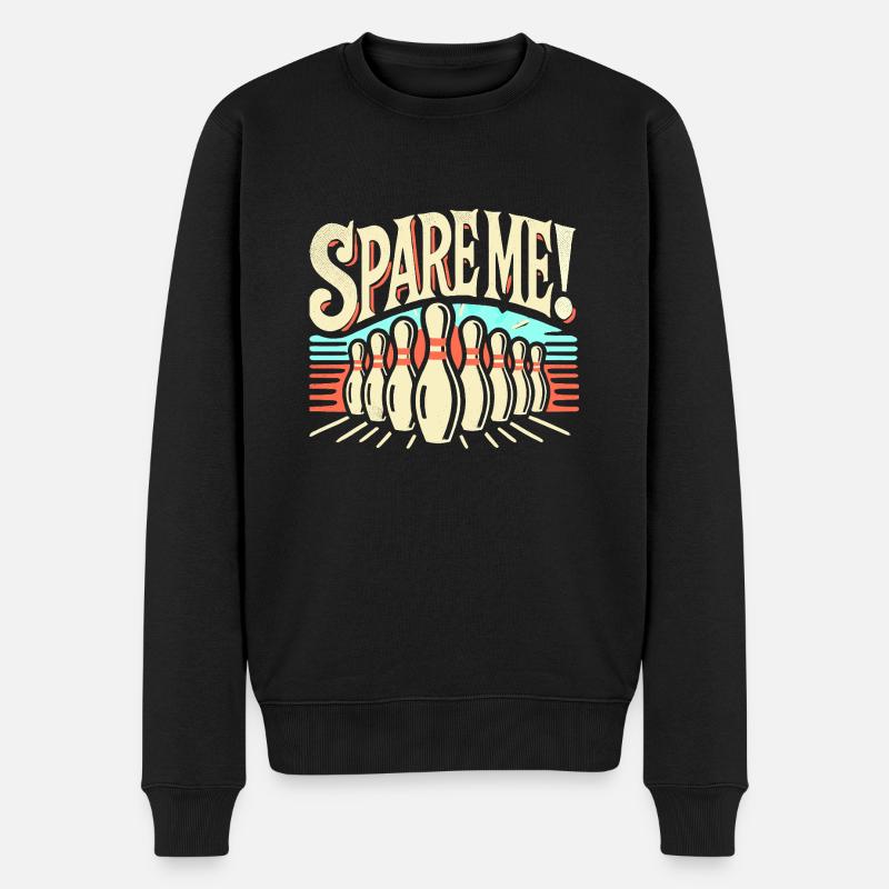 Verschont mich! - Männer Premium Bio Pullover - Schwarz