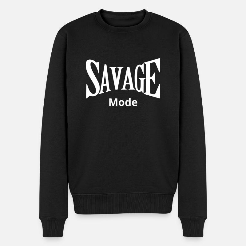 Savage Mode - Pull Premium bio Homme - noir
