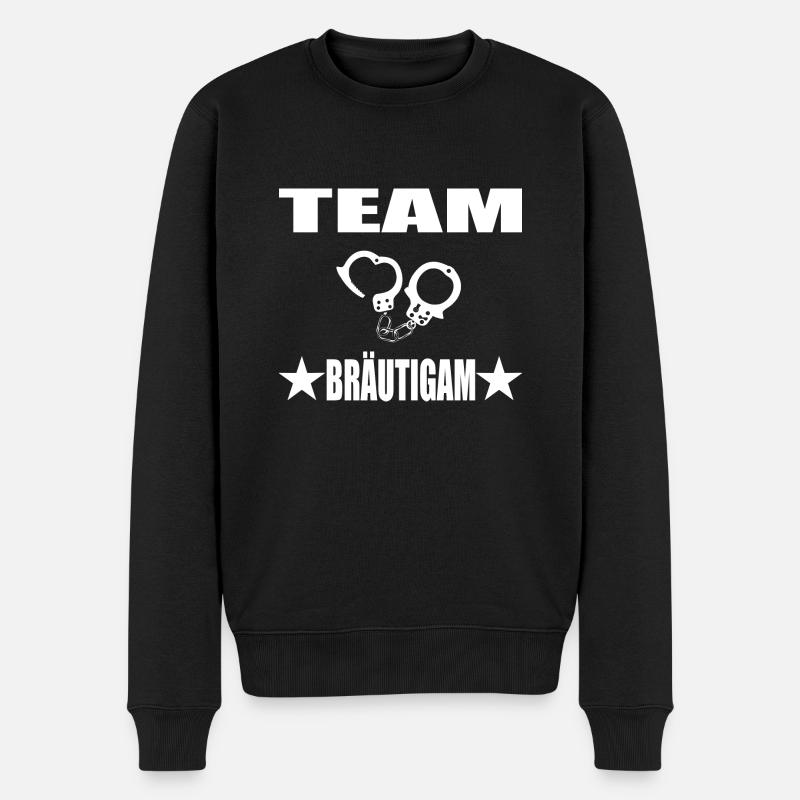 Junggesellenabschied - Männer Premium Bio Pullover - Schwarz