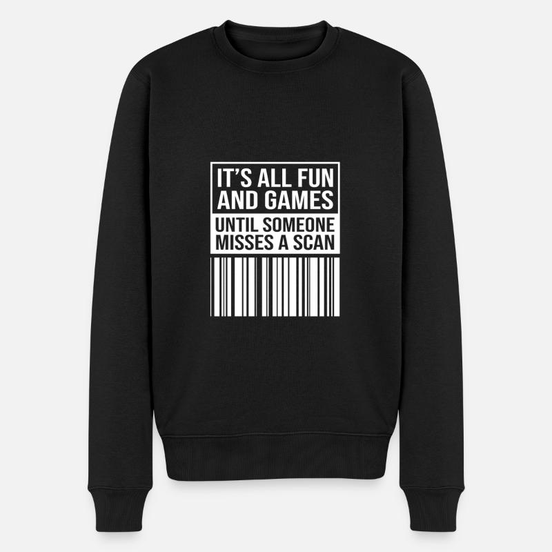 Cachet de la poste - Pull Premium bio Homme - noir