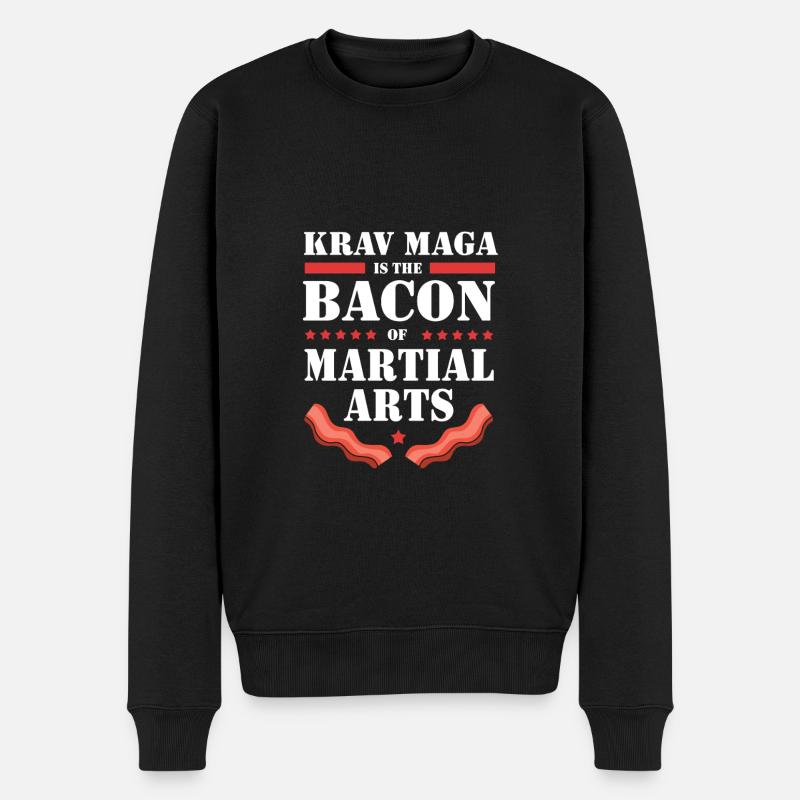 Krav Maga - Pull Premium bio Homme - noir