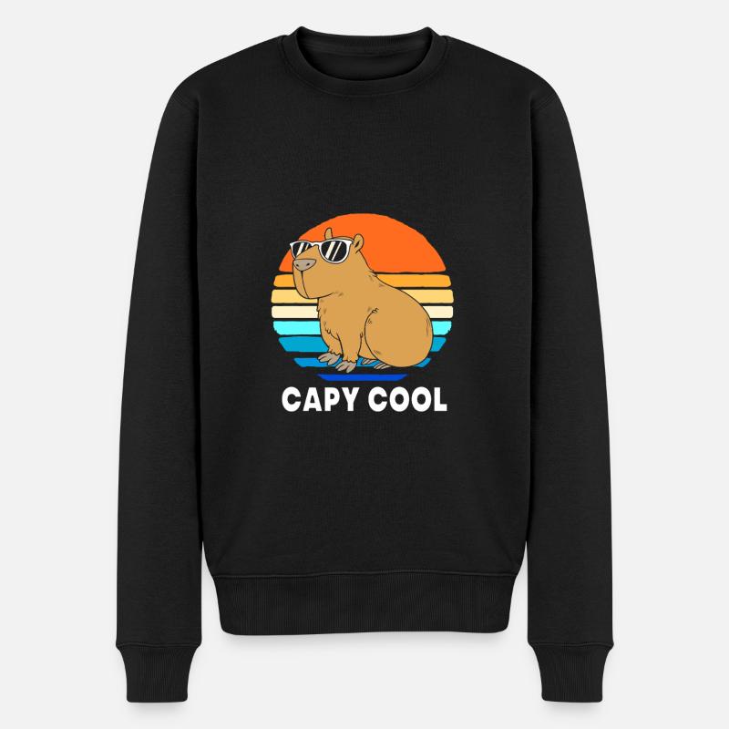 Capybara Capibara - Pull Premium bio Homme - noir