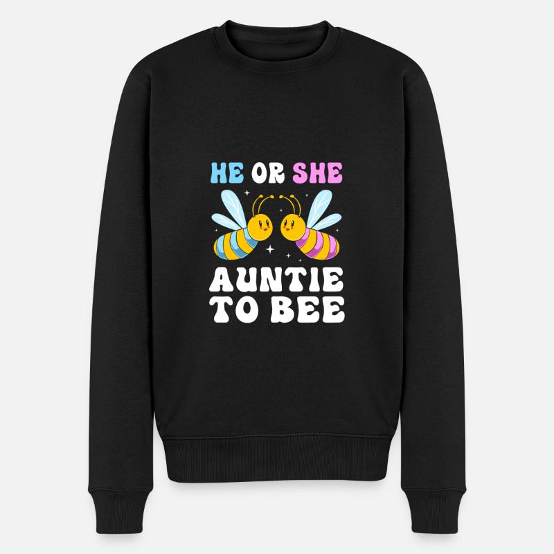 Weihnachten Gender Reveal - Männer Premium Bio Pullover - Schwarz