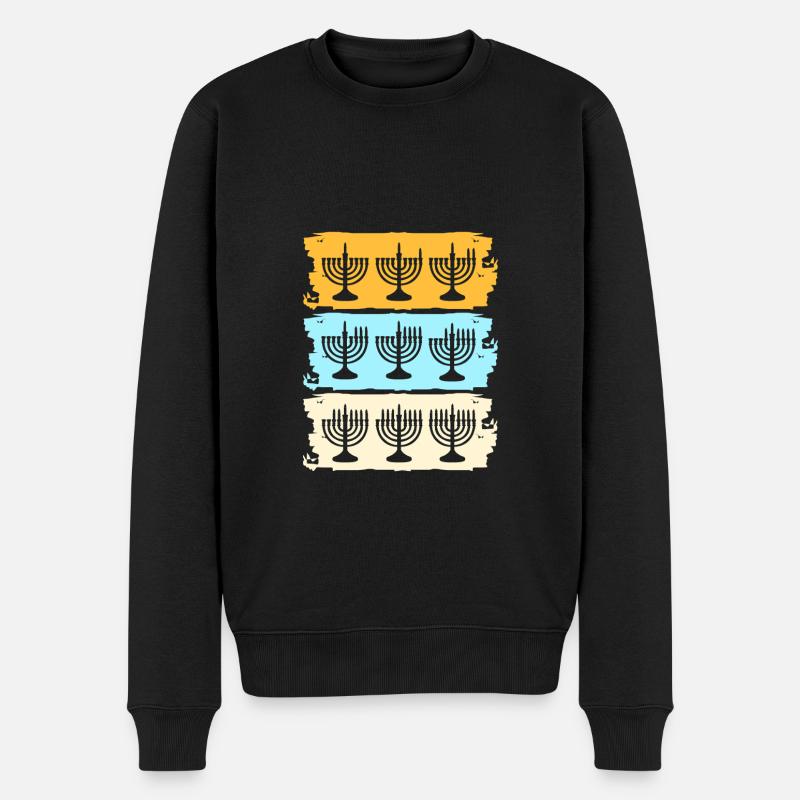 Hanoukka Hanoukka Hanoukka - Pull Premium bio Homme - noir