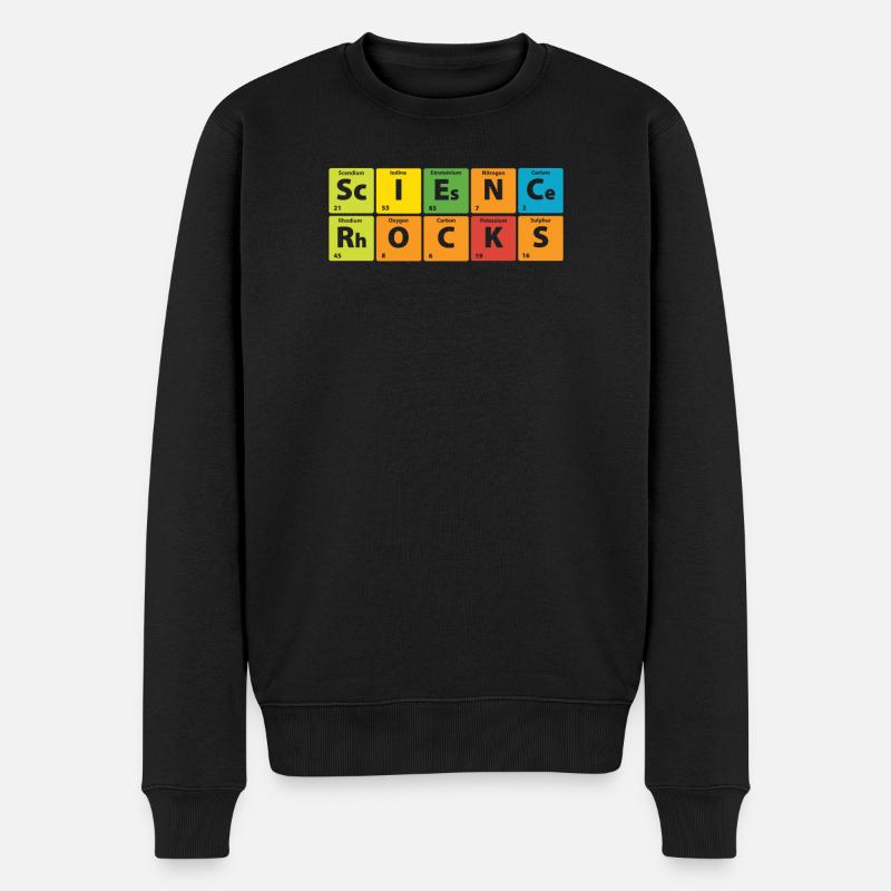 Expériences de science - Science Rocks - Pull Premium bio Homme - noir