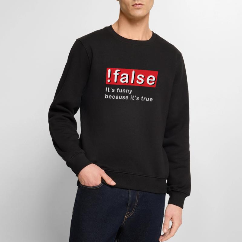 False Programming Men's Premium Organic Jumper