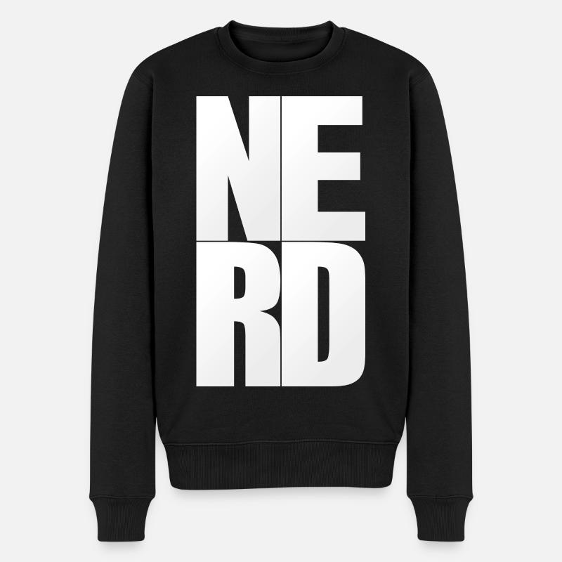 NERDY forever - NERD - Men's Premium Organic Jumper - black