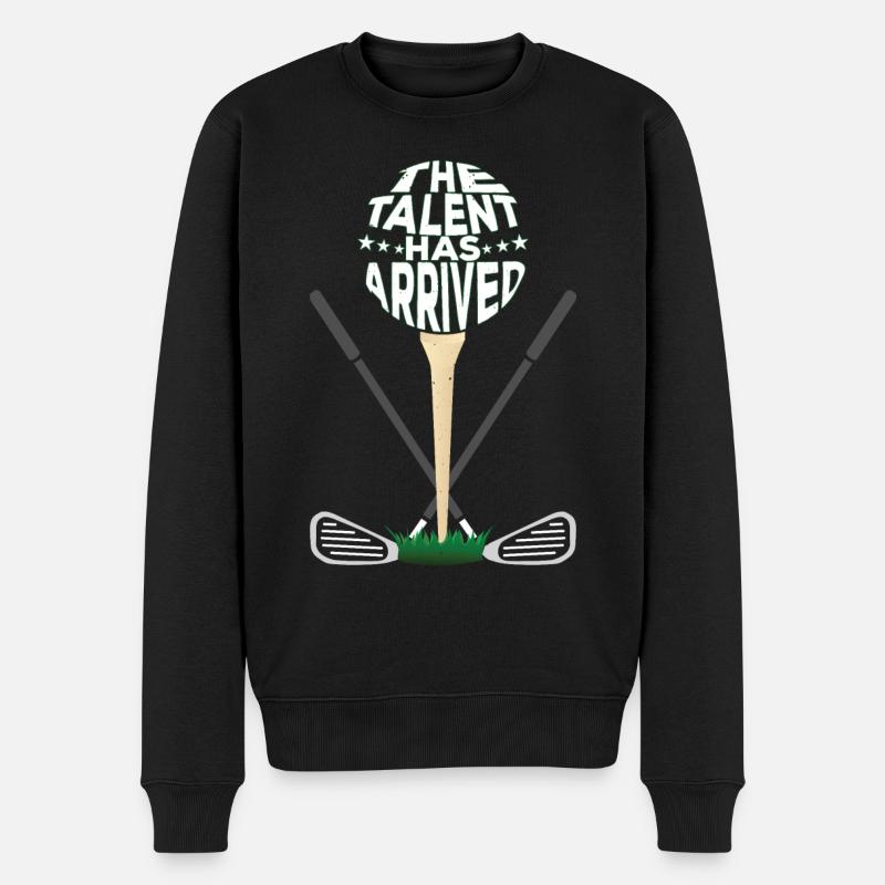 Das Talent ist da - Männer Premium Bio Pullover - Schwarz