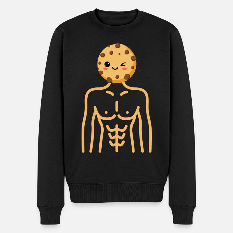 Mi homme mi biscuit - Pull Premium bio Homme - noir