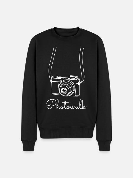 Photowalk Camera - Men's Premium Organic Jumper - black