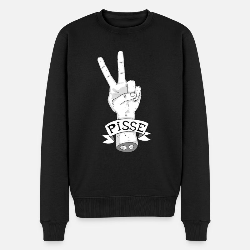 Traduction Approximative #5 - Pull Premium bio Homme - noir