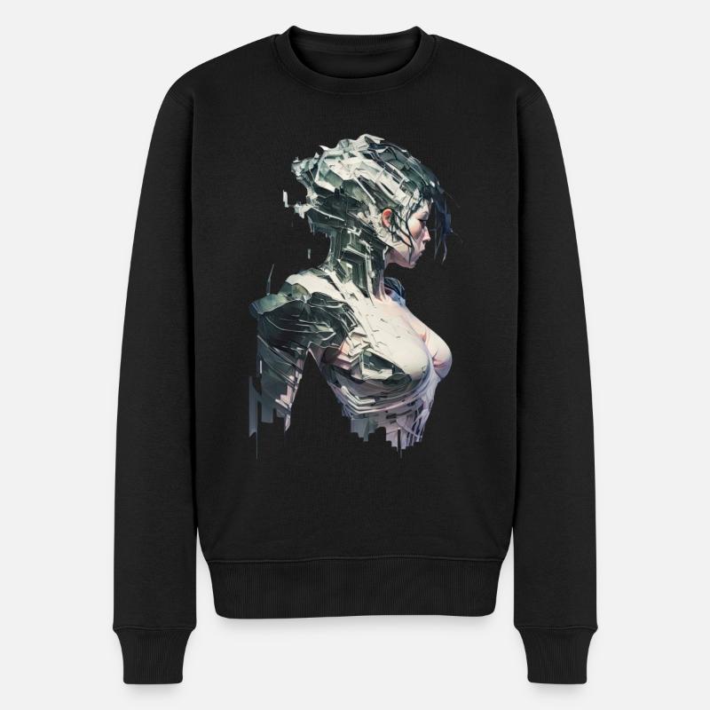 Anime No13 - Männer Premium Bio Pullover - Schwarz