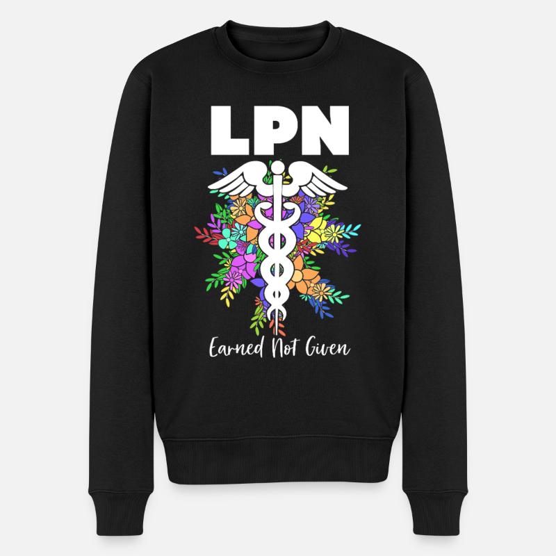 Infirmière Infirmière Infirmière - Pull Premium bio Homme - noir