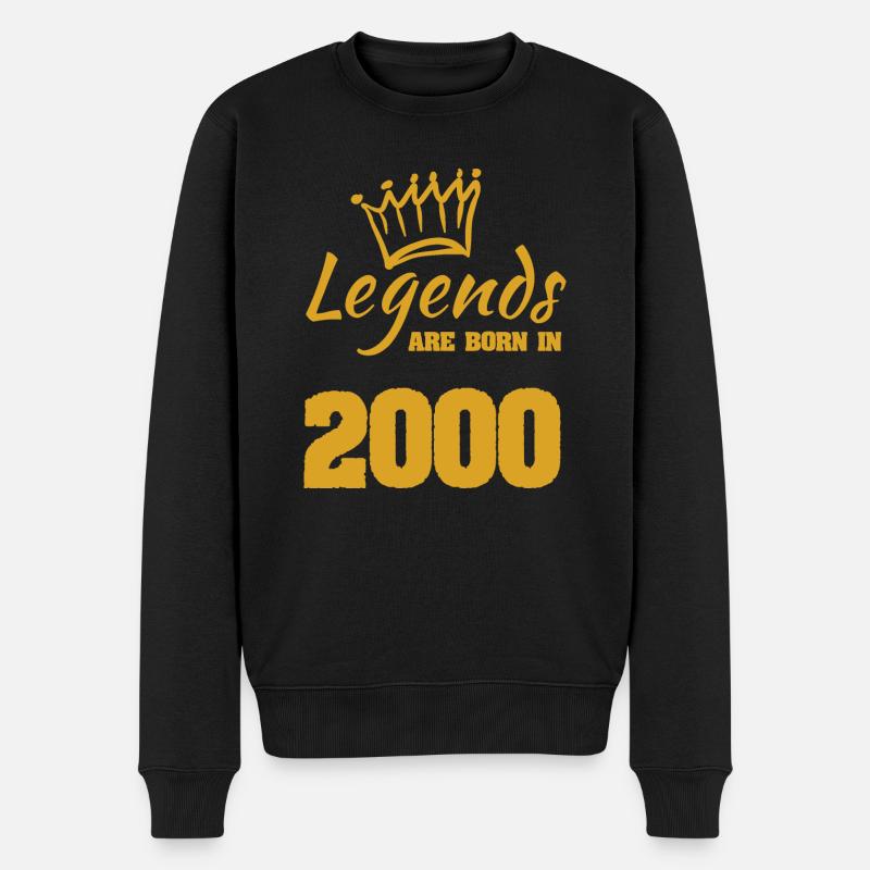 2000 - Pull Premium bio Homme - noir