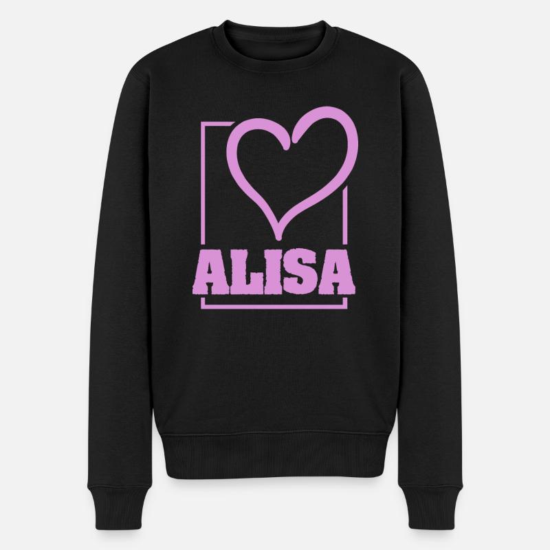 Bachelorette Alisa - Männer Premium Bio Pullover - Schwarz