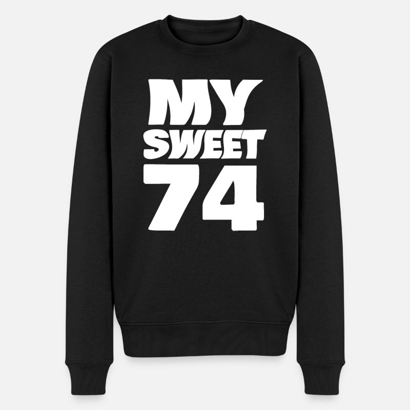 Âge 74 - Pull Premium bio Homme - noir