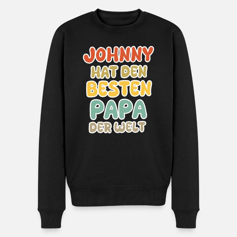 Johnny bébé - Pull Premium bio Homme - noir