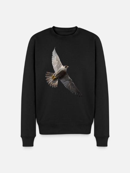 Peregrine falcon - Men's Premium Organic Jumper - black
