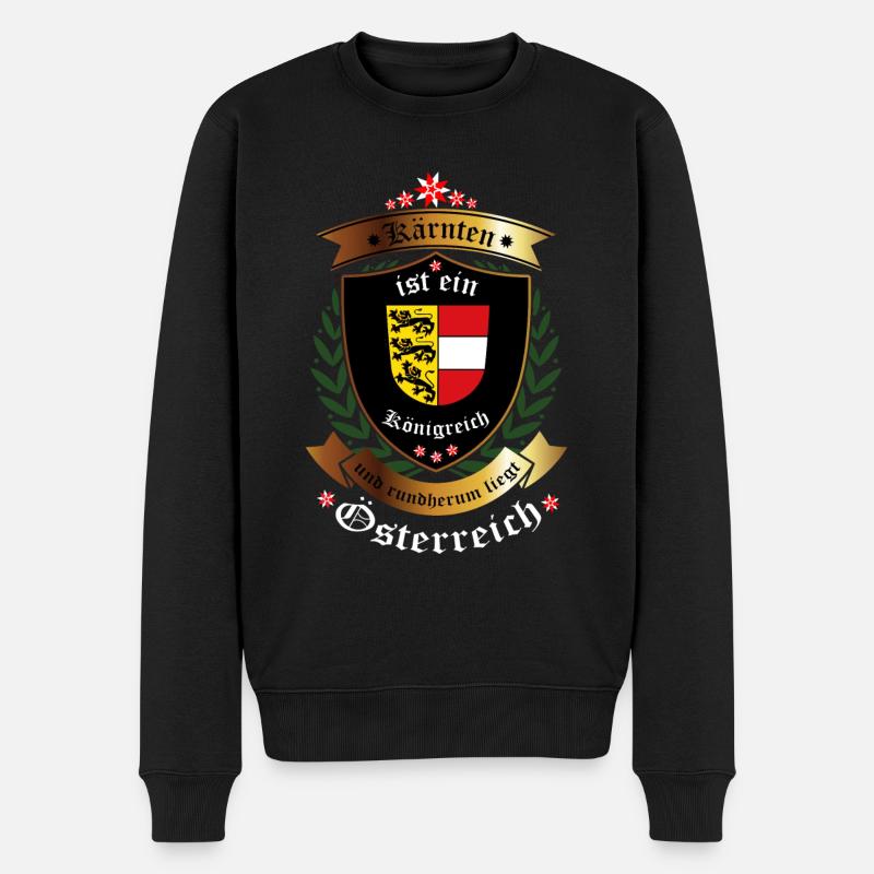 Kärnten - Männer Premium Bio Pullover - Schwarz