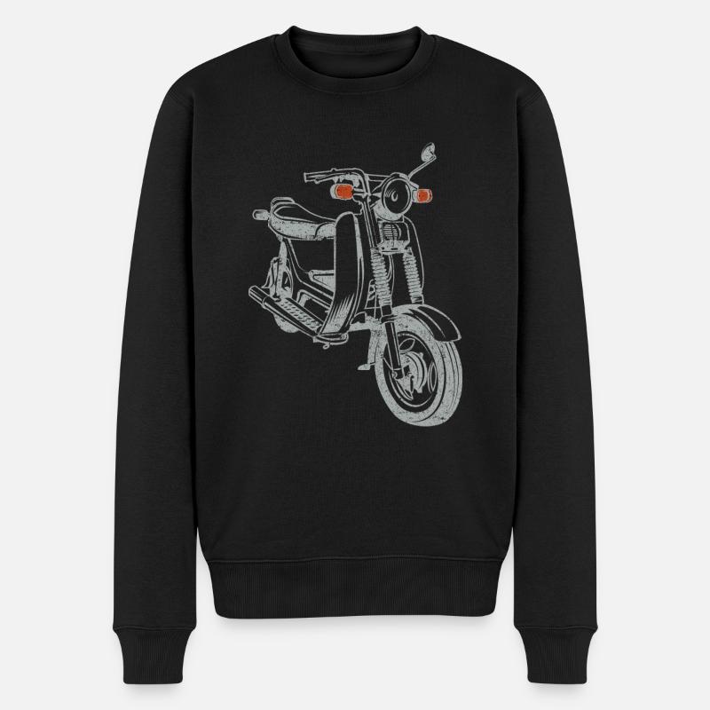 Simson SR50 SR80 - Männer Premium Bio Pullover - Schwarz