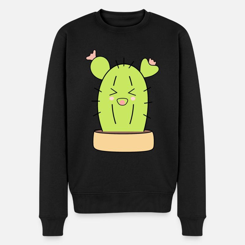 Cactus qui rit - Pull Premium bio Homme - noir