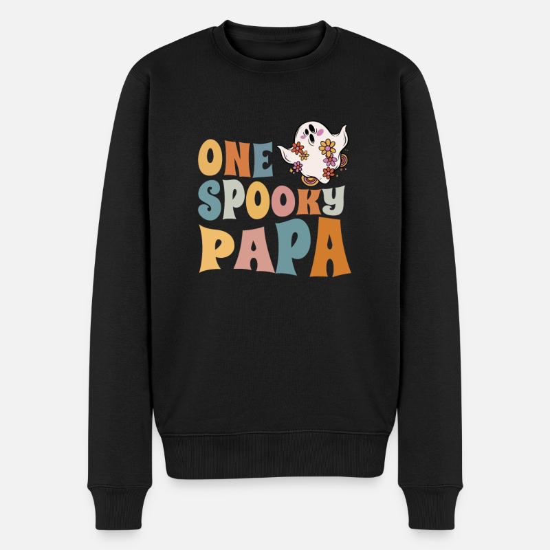 Un Spooky Papa Halloween - Pull Premium bio Homme - noir