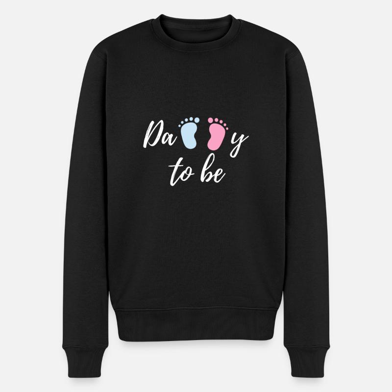 futur père - Pull Premium bio Homme - noir