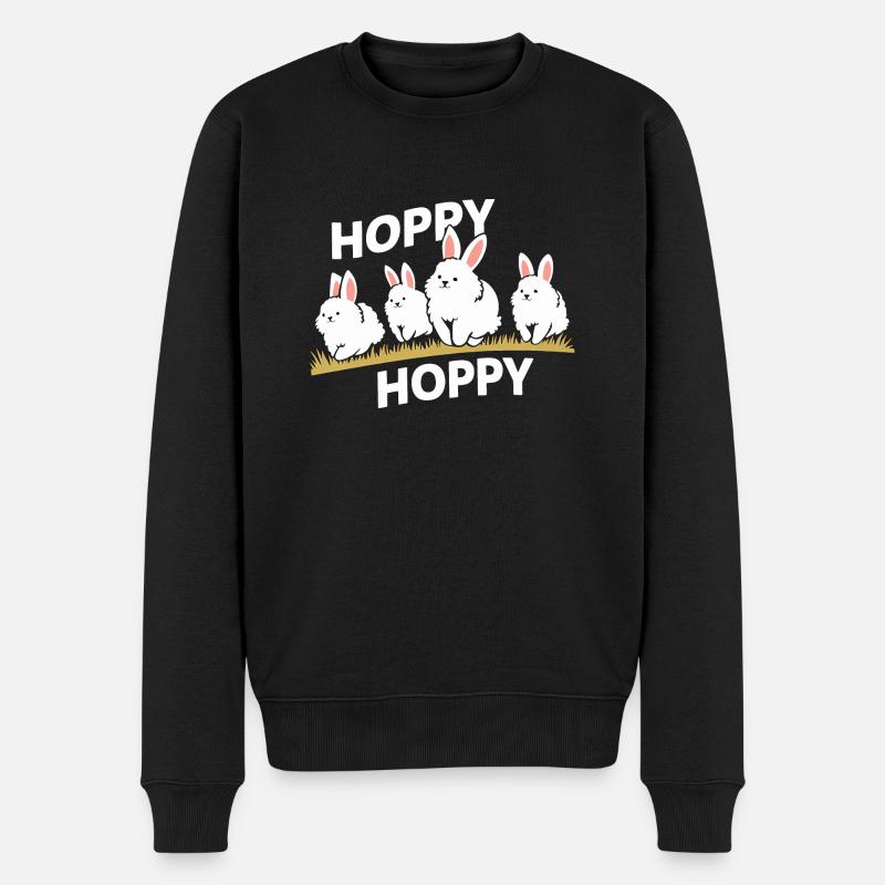 Lapins mignons - Pull Premium bio Homme - noir