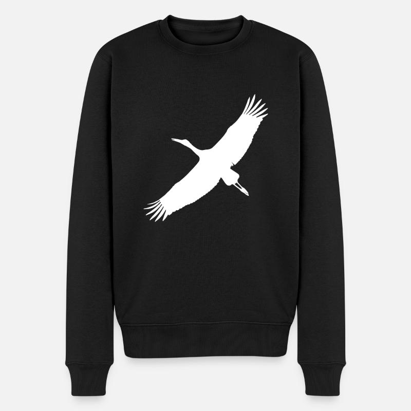 cigogne - Pull Premium bio Homme - noir