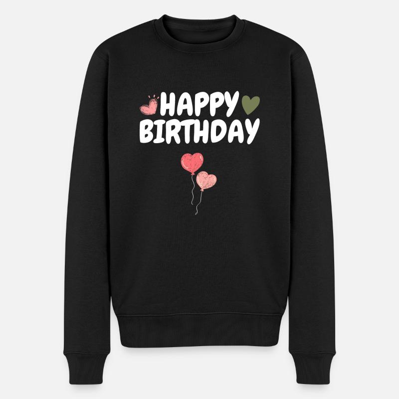 Bon anniversaire - Pull Premium bio Homme - noir