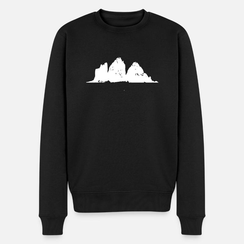 Zinne Nouveau motif - Pull Premium bio Homme - noir