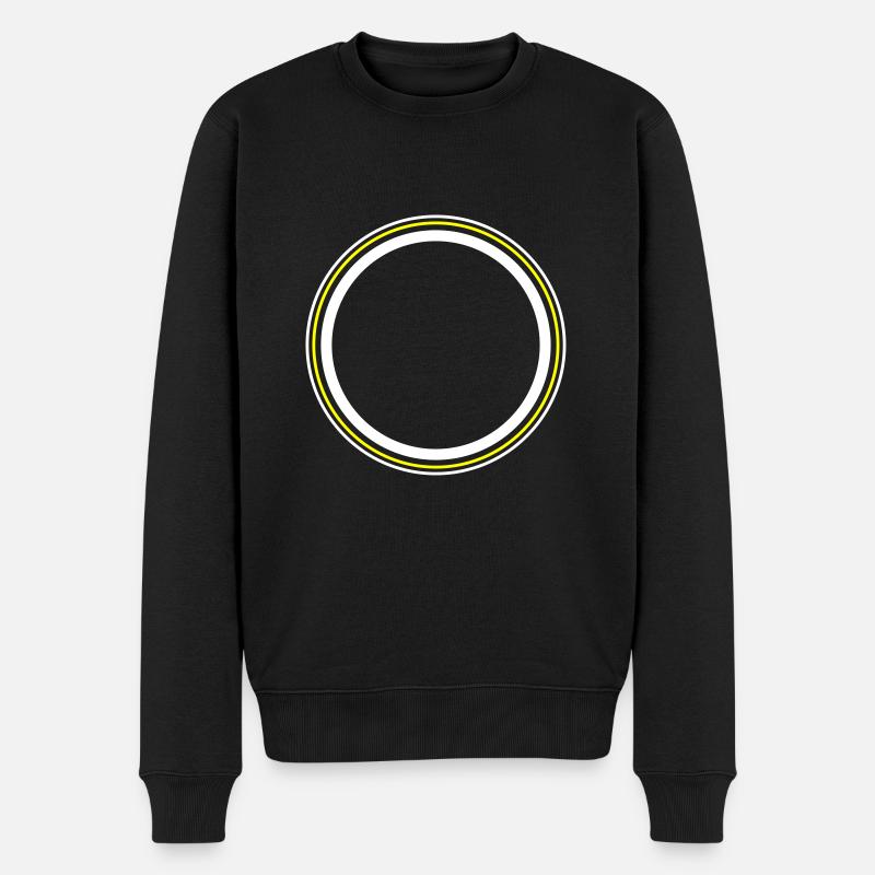 Symbole de cercle - Pull Premium bio Homme - noir