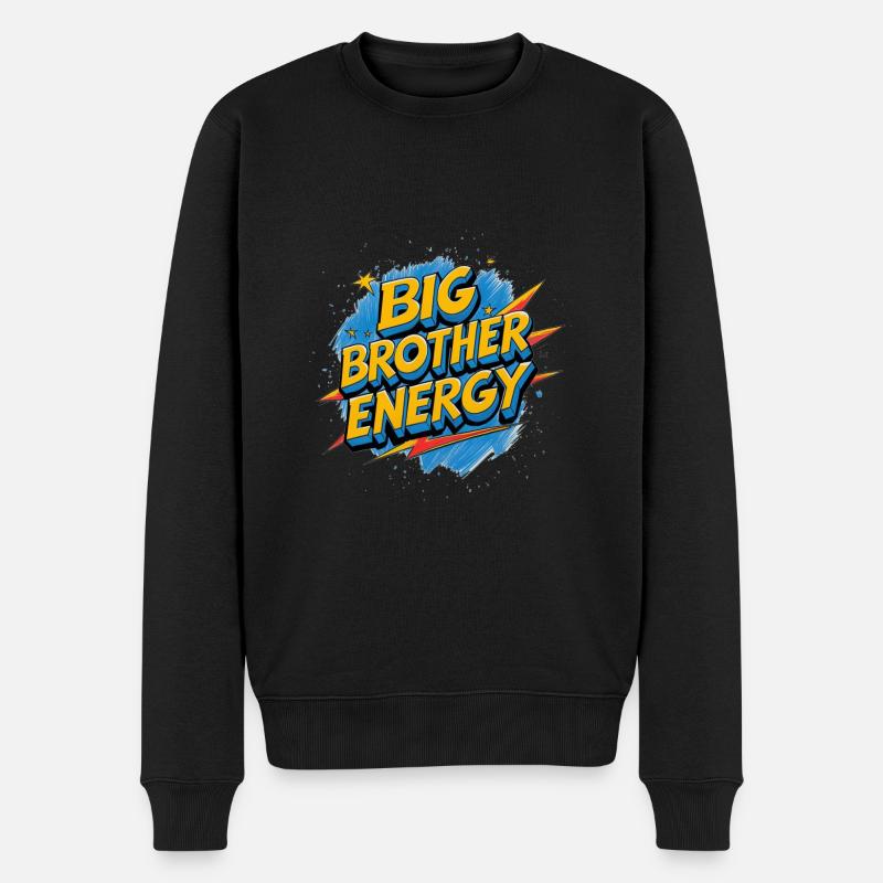 Grand frère, grand frère - Pull Premium bio Homme - noir