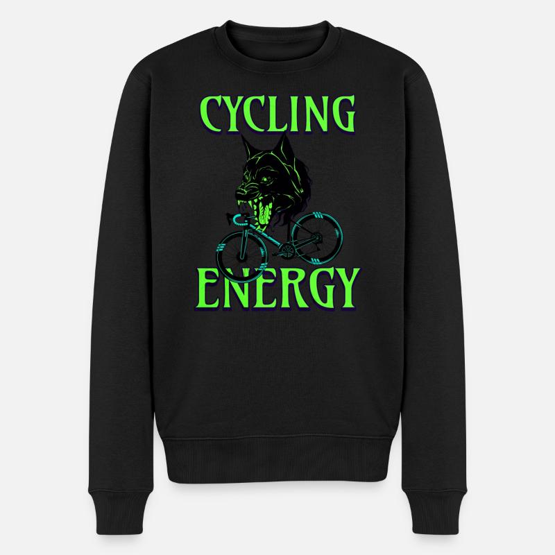 Énergie cyclable - Pull Premium bio Homme - noir
