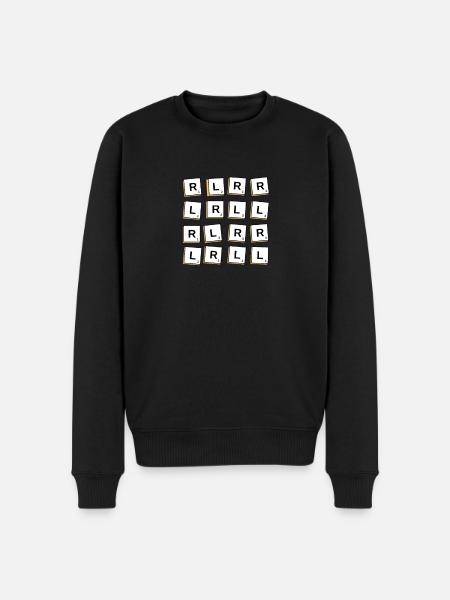 RLRR - Männer Premium Bio Pullover - Schwarz